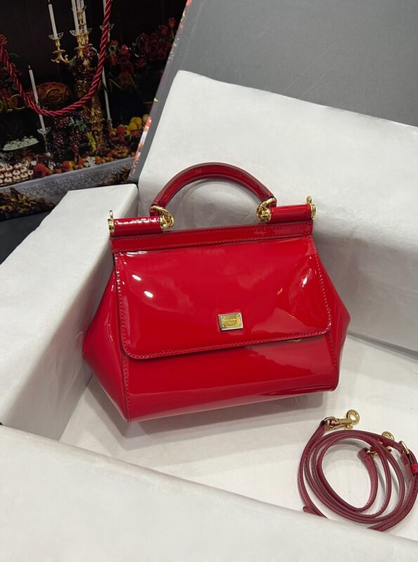 Dolce & Gabbana 29 in Glossy Red Leather