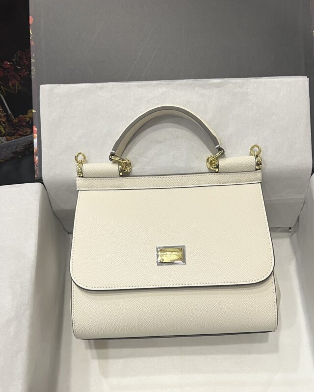 Dolce & Gabbana  Sicily Bag in Cream White