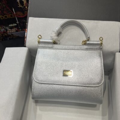 Dolce & Gabbana Sicily Bag in Silver
