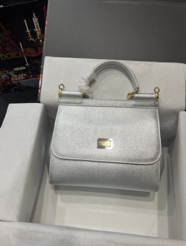 Dolce & Gabbana Sicily Bag in Silver