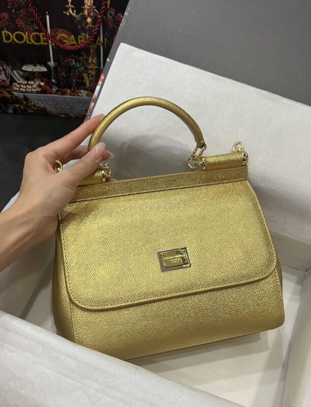 Dolce & Gabbana Sicily Bag in Golden Yellow
