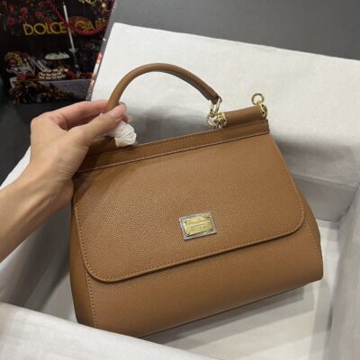 Dolce & Gabbana Sicily Bag in Brown