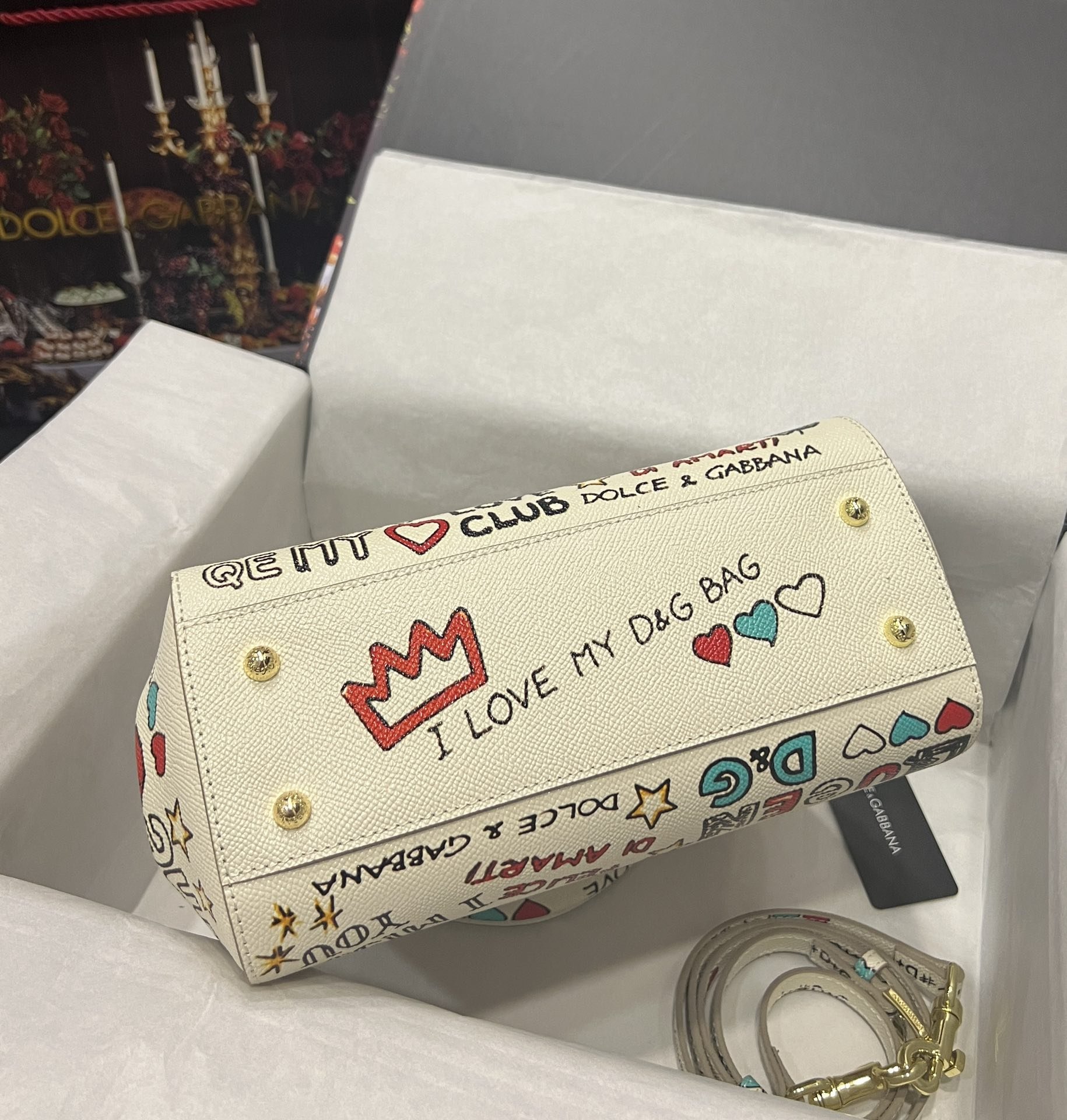 Dolce & Gabbana 25 Sicily Bag in Color Printing - Image 5