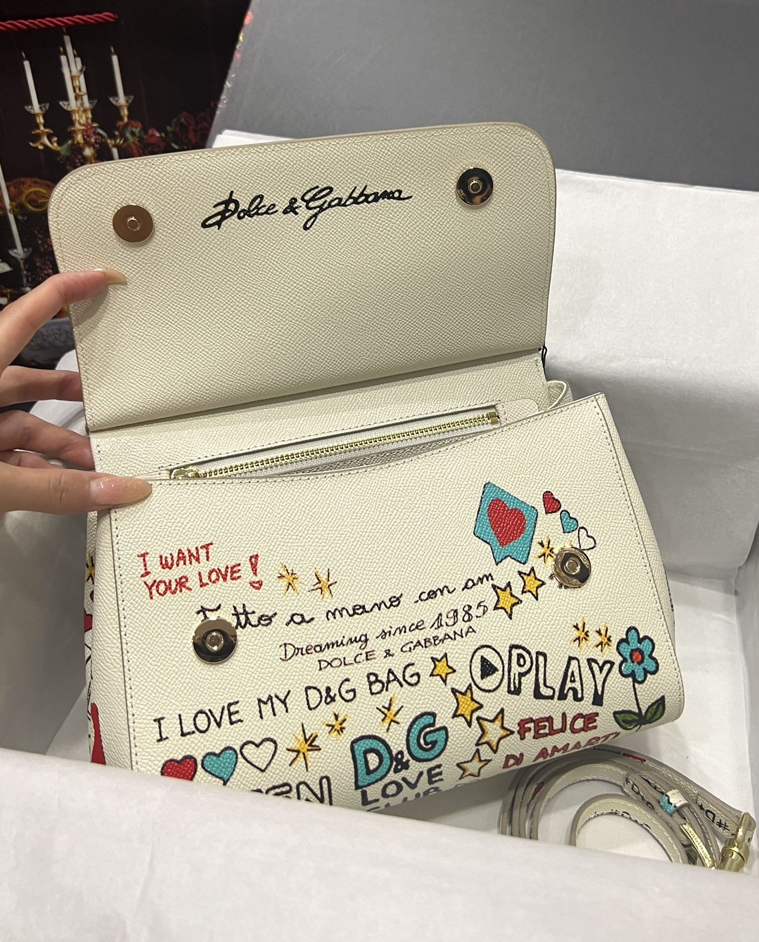 Dolce & Gabbana 25 Sicily Bag in Color Printing - Image 4