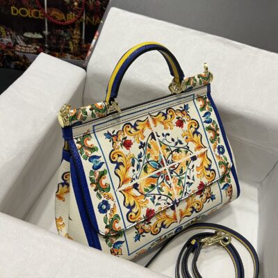 Dolce & Gabbana 25 Sicily Bag in Color Printing