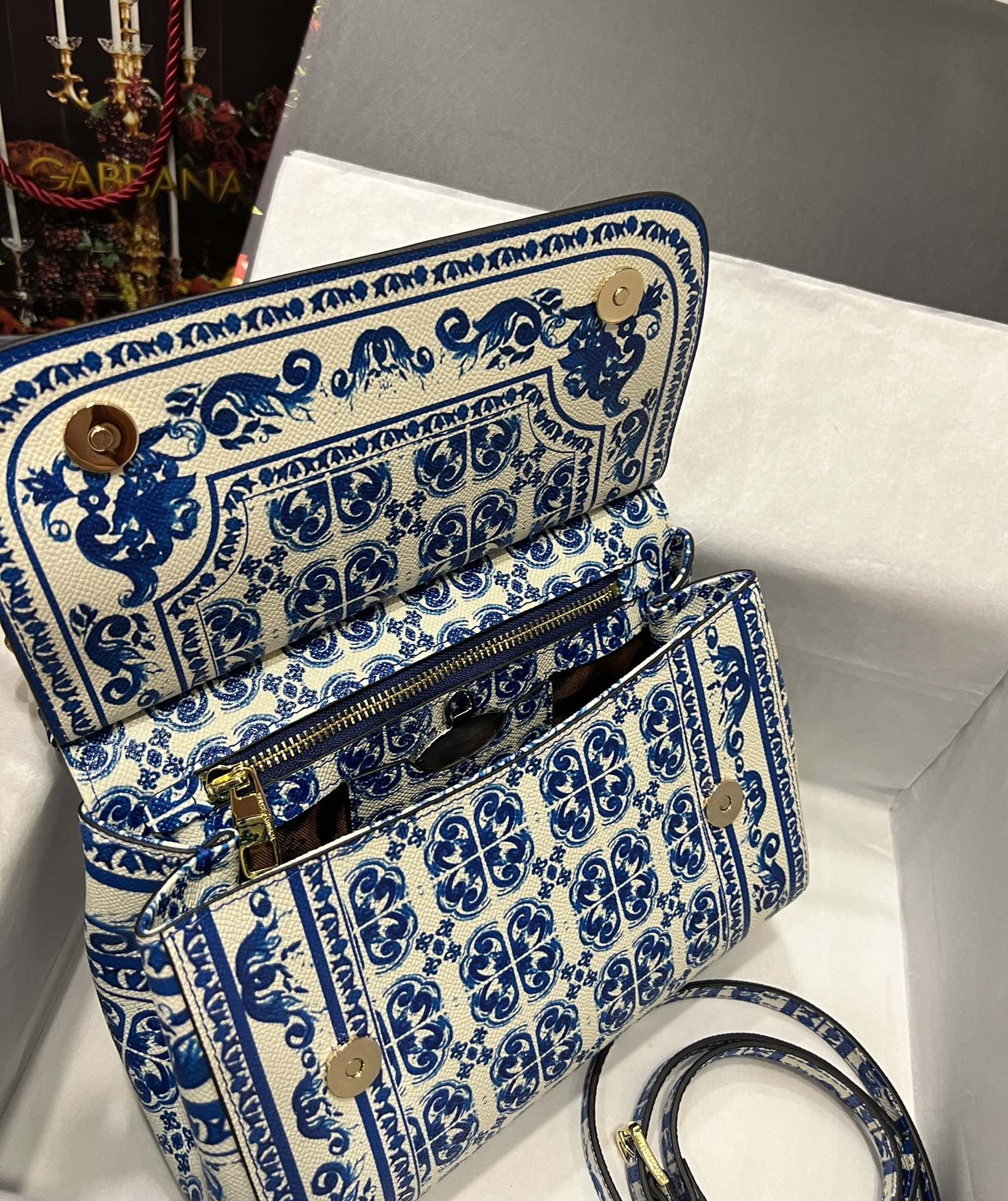 Dolce & Gabbana 25 Sicily Bag in Color Printing - Image 5