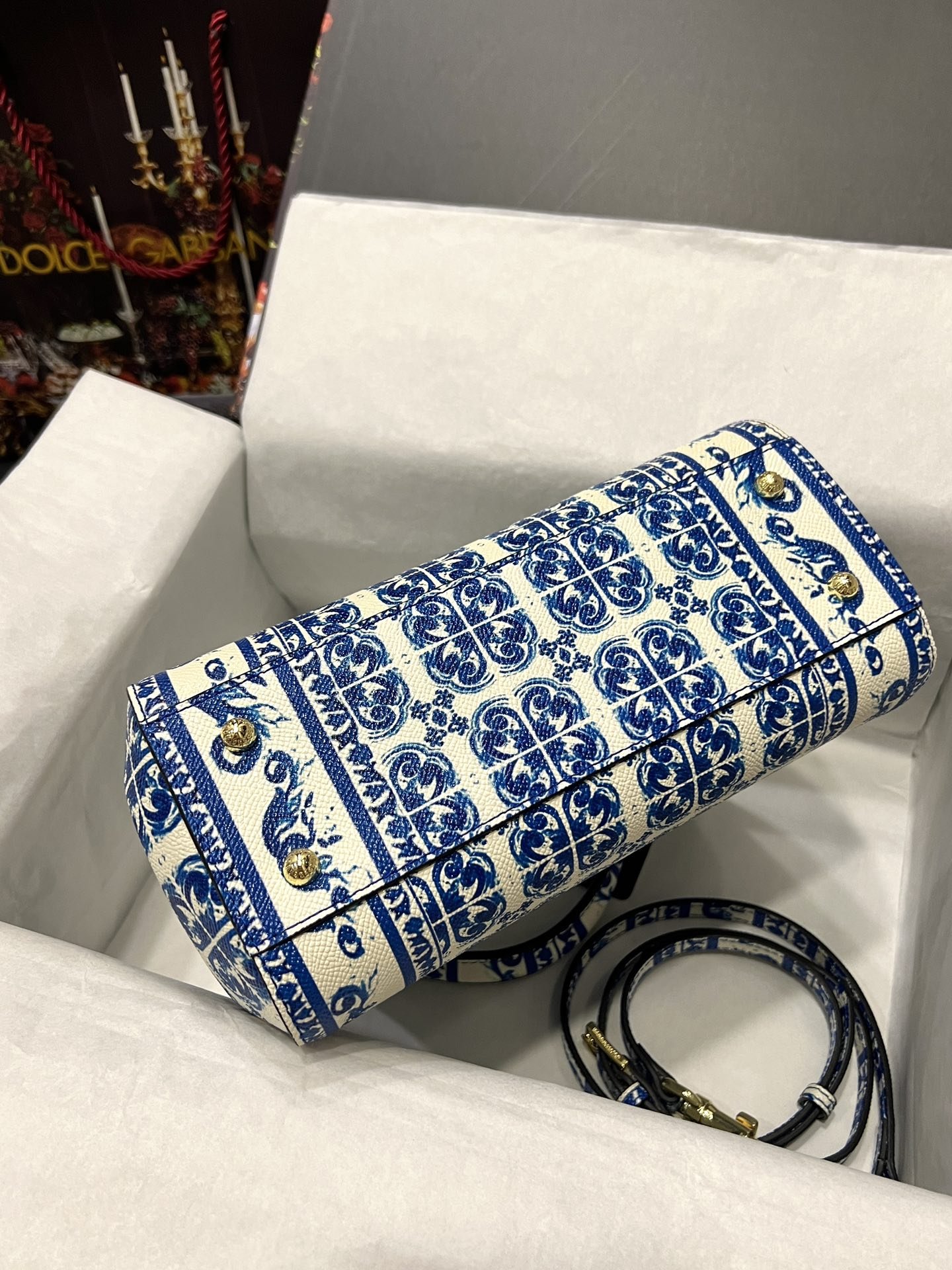 Dolce & Gabbana 25 Sicily Bag in Color Printing - Image 6