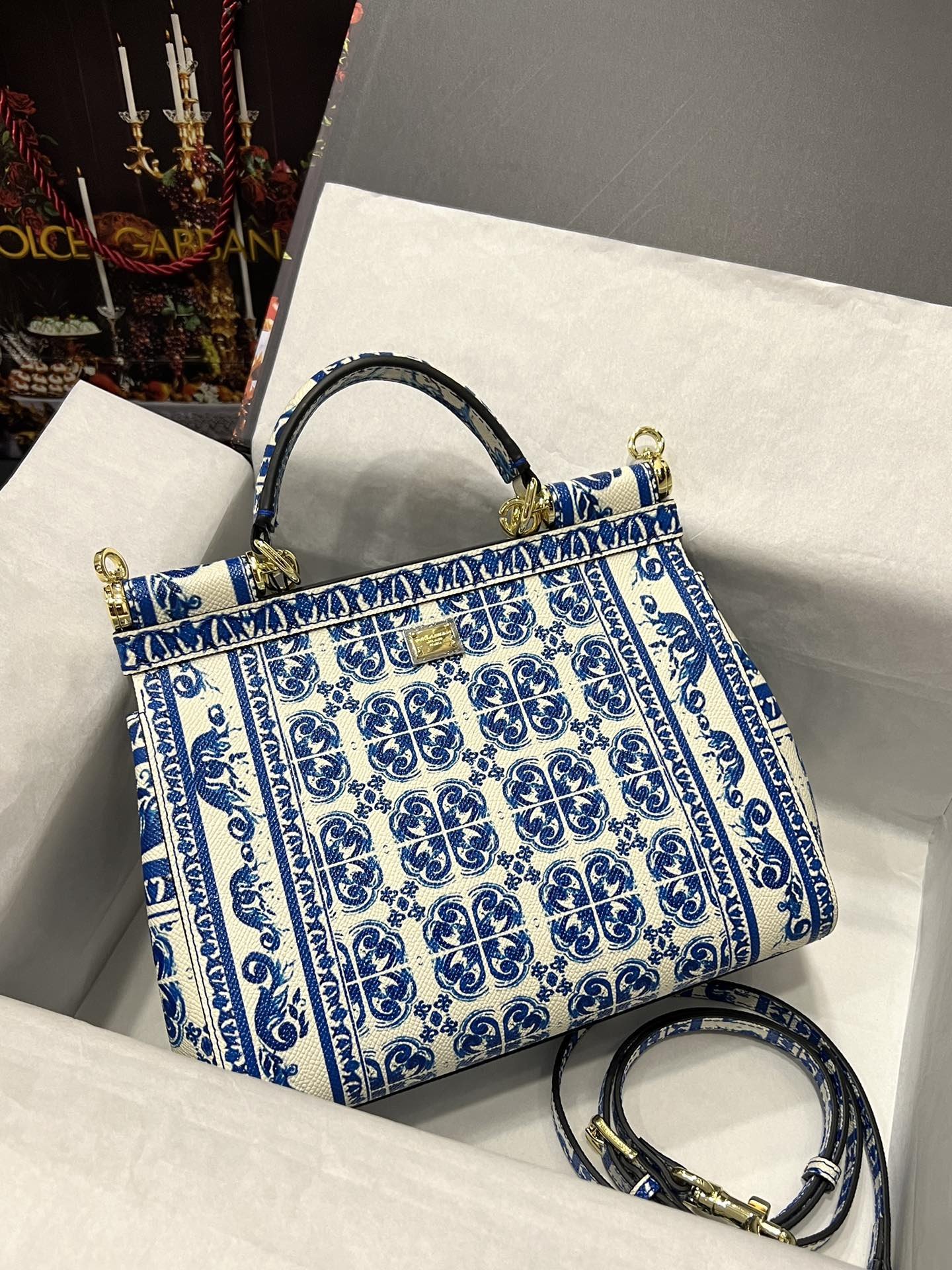Dolce & Gabbana 25 Sicily Bag in Color Printing - Image 2
