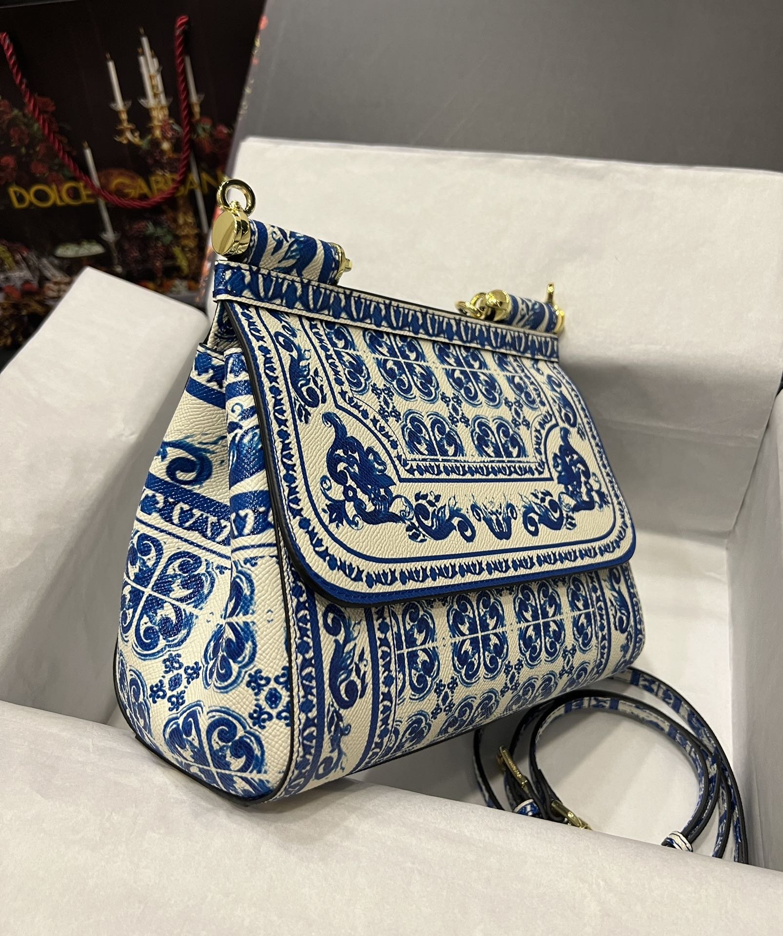 Dolce & Gabbana 25 Sicily Bag in Color Printing - Image 4