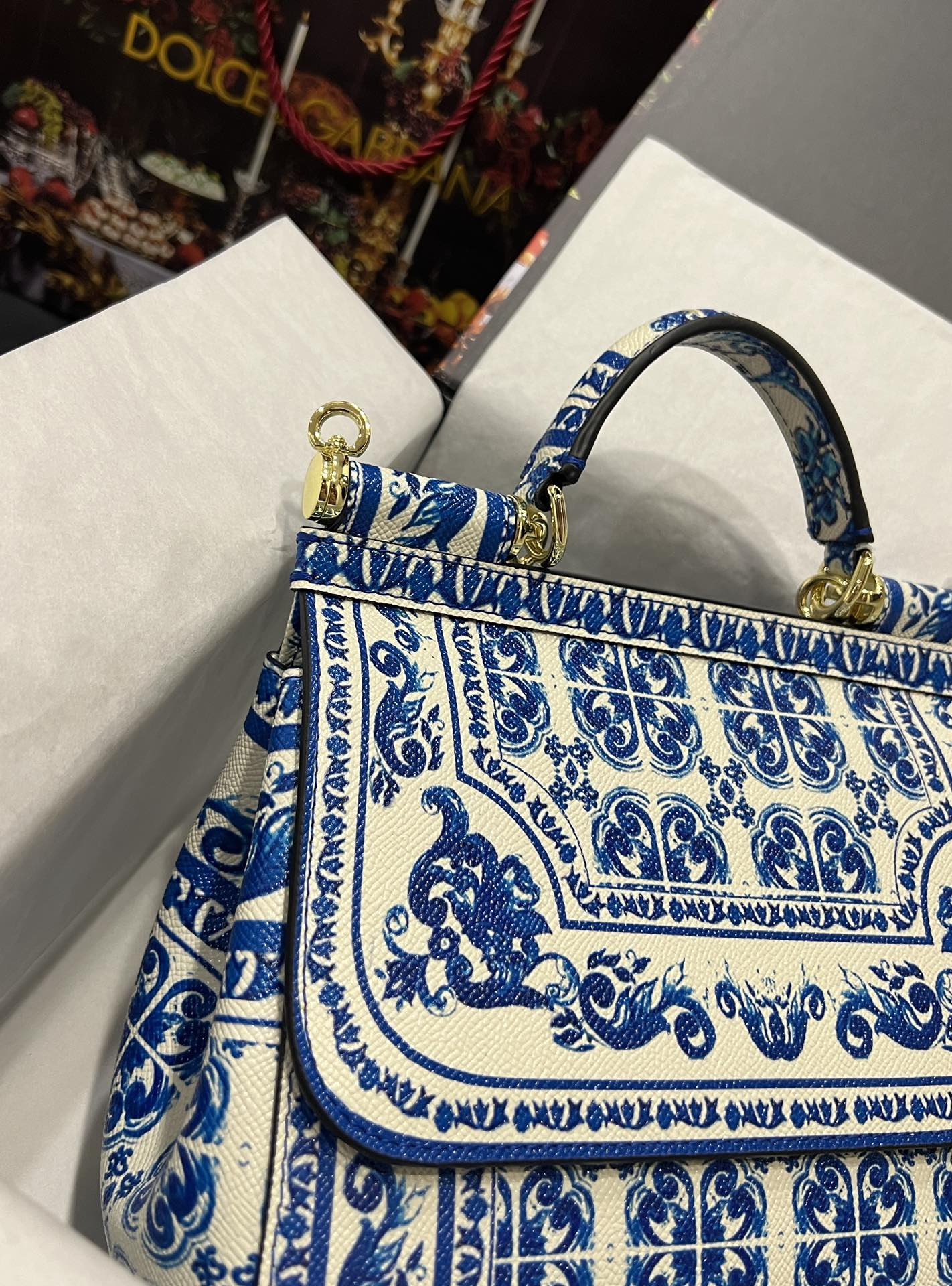 Dolce & Gabbana 25 Sicily Bag in Color Printing - Image 3