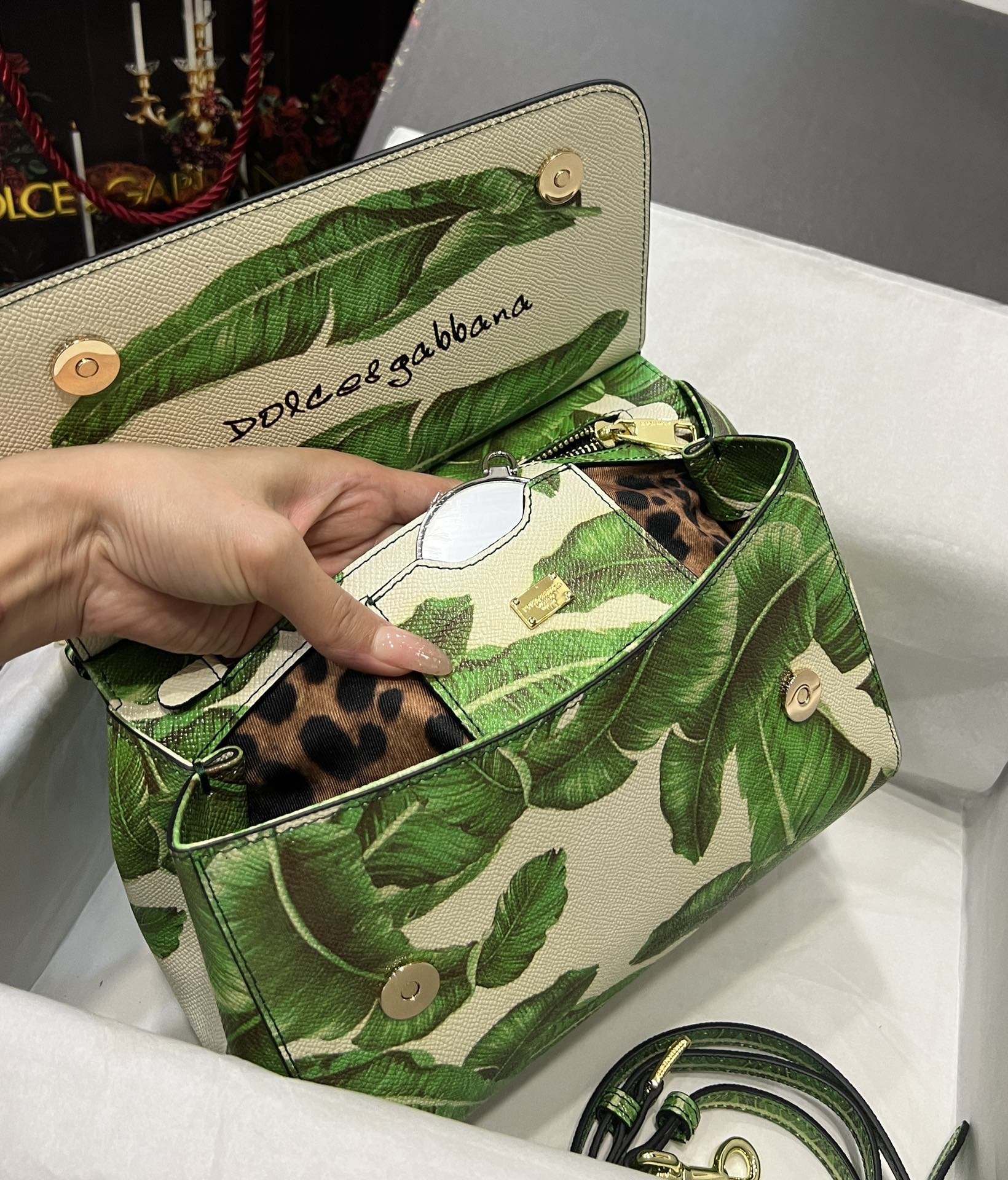 Dolce & Gabbana 25 Sicily Bag in Color Printing - Image 4