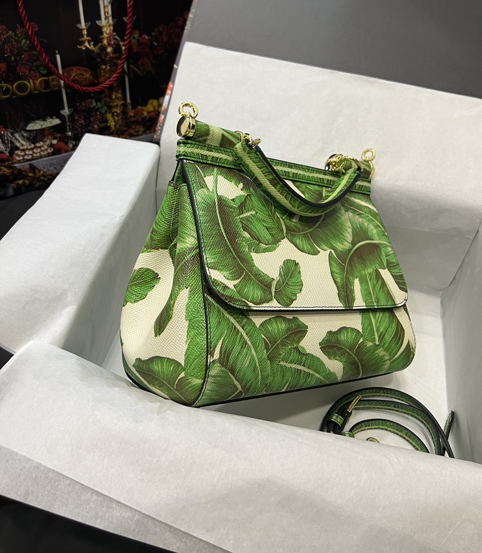 Dolce & Gabbana 25 Sicily Bag in Color Printing - Image 6