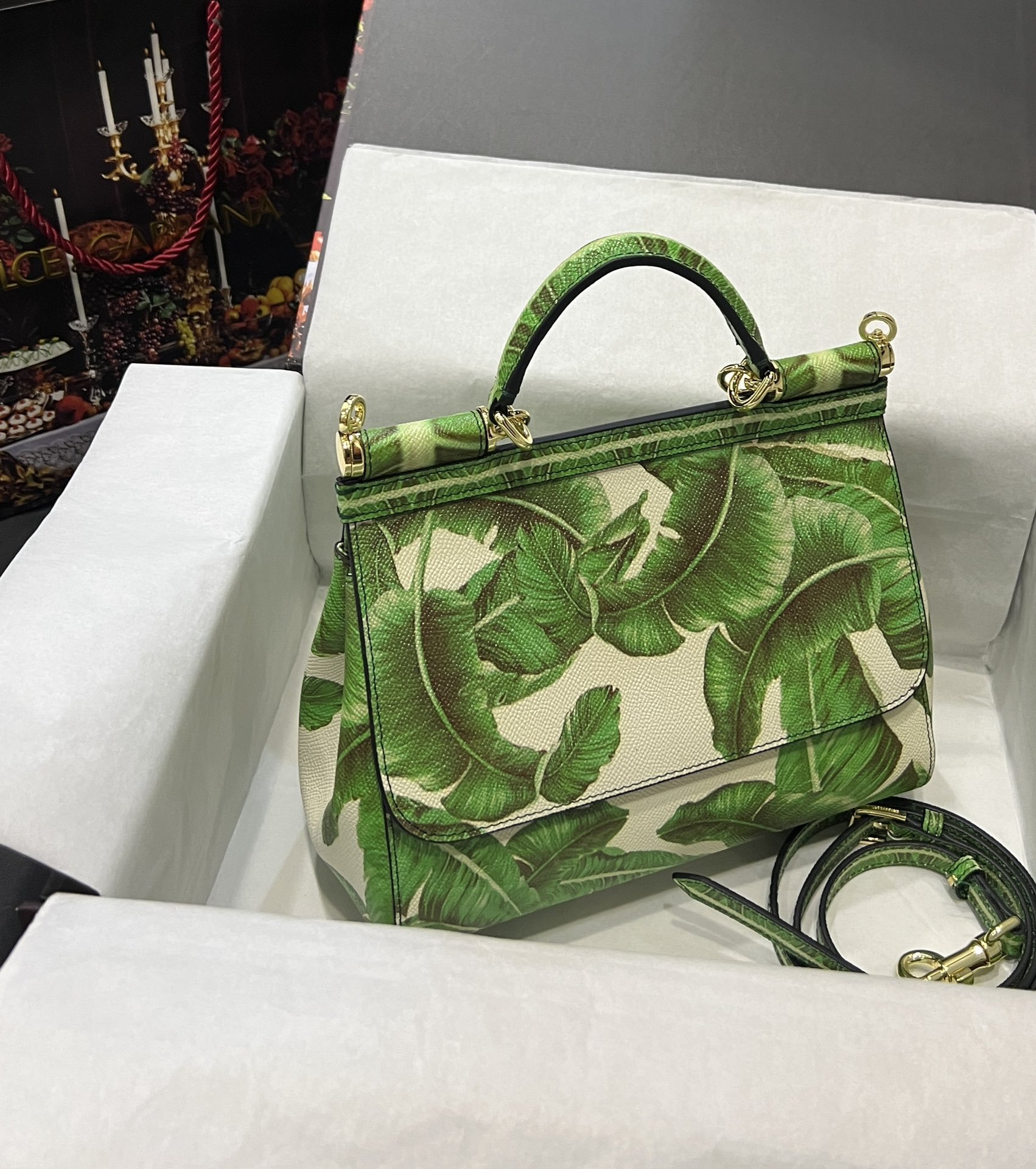 Dolce & Gabbana 25 Sicily Bag in Color Printing - Image 9