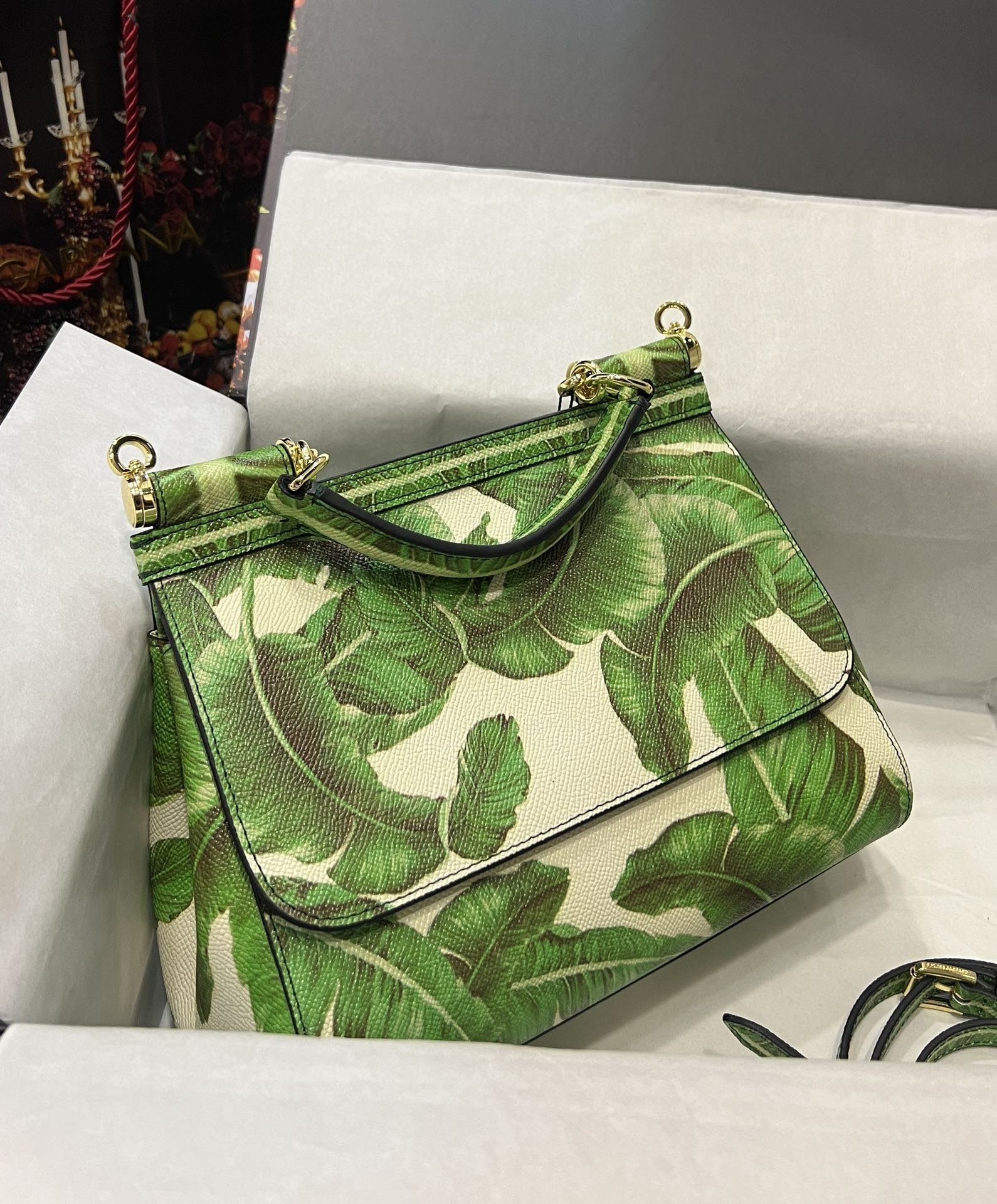 Dolce & Gabbana 25 Sicily Bag in Color Printing - Image 8