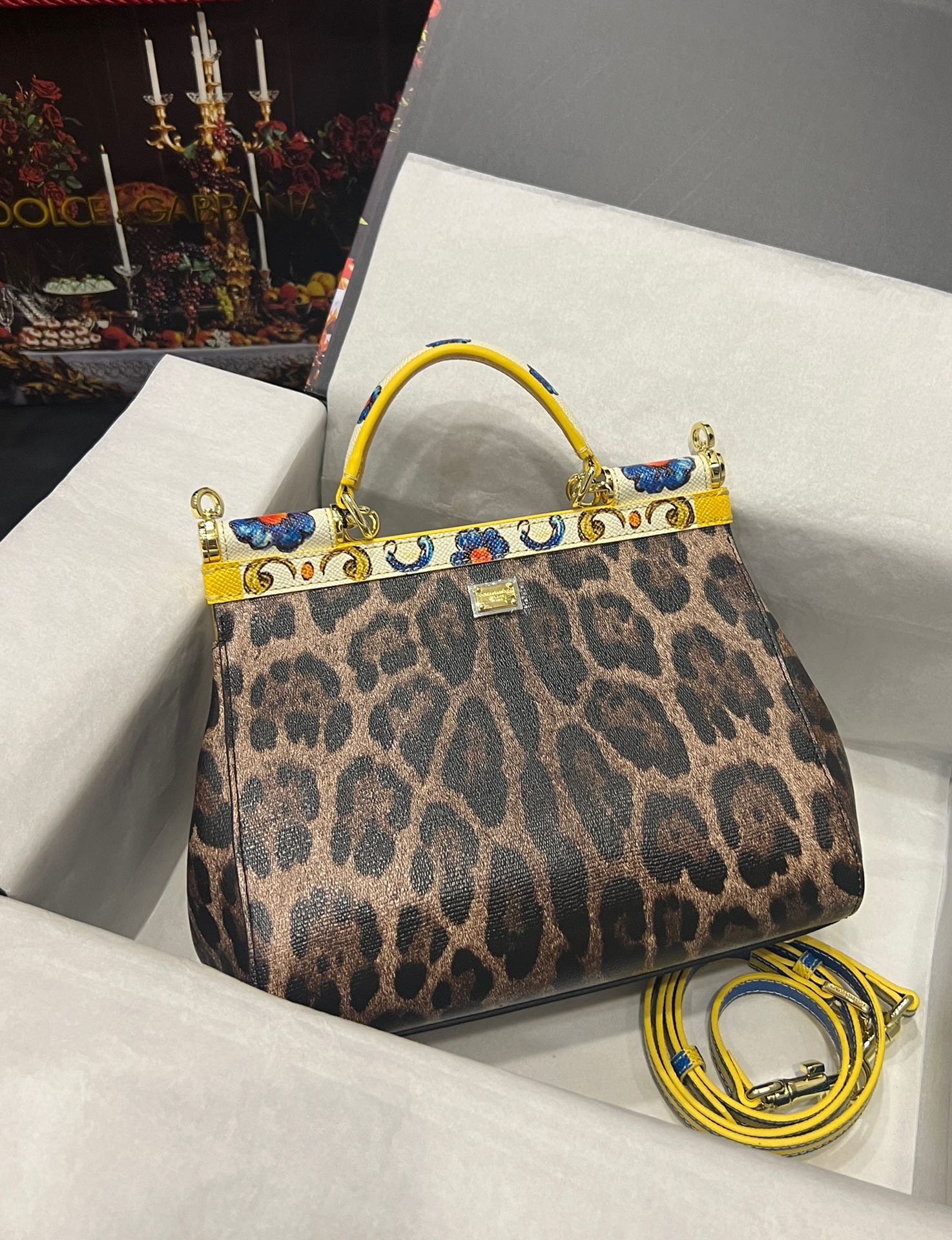 Dolce & Gabbana 25 Sicily Bag in Color Printing - Image 2