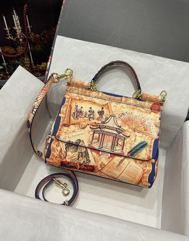 Dolce & Gabbana 25 Sicily Bag in Color Printing