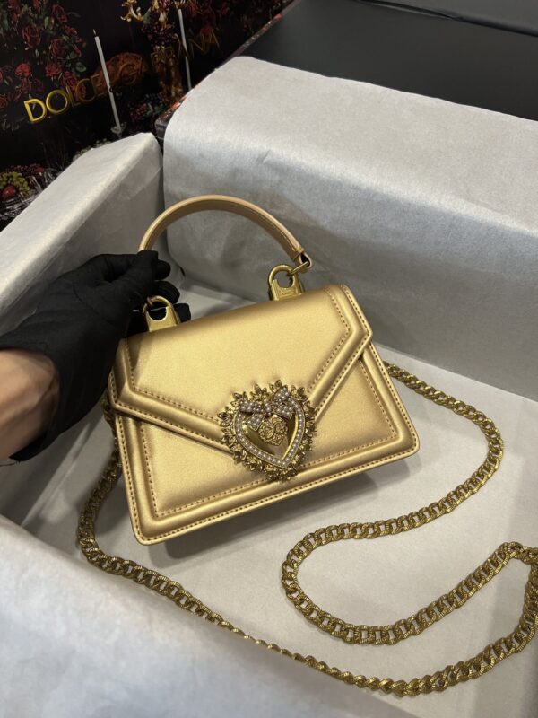 Dolce & Gabbana Heart Bow Chain Handbag