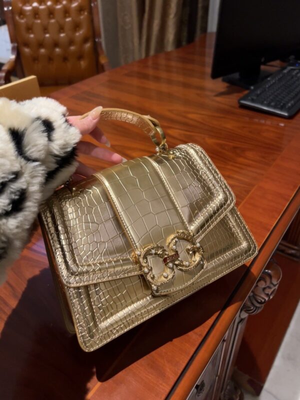 Dolce & Gabbana 27 Amore Bag in Crocodile Pattern