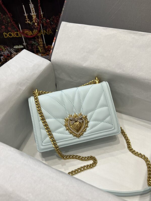 Dolce & Gabbana Heart Buckle Chain Bag