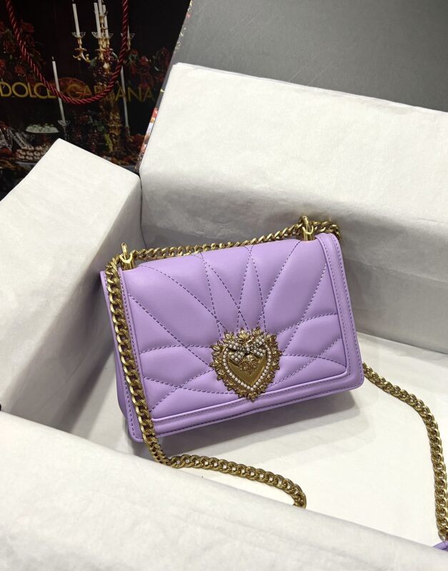 Dolce & Gabbana Heart Buckle Chain Bag