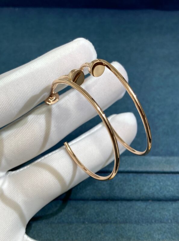 Stud Earrings Without Diamonds, Rose Gold