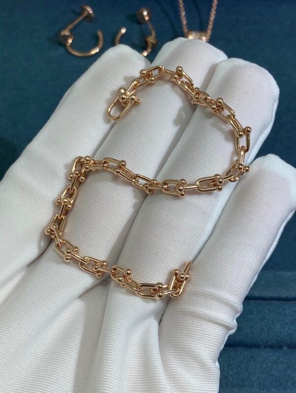 T Home Link Bracelet, Rose Gold