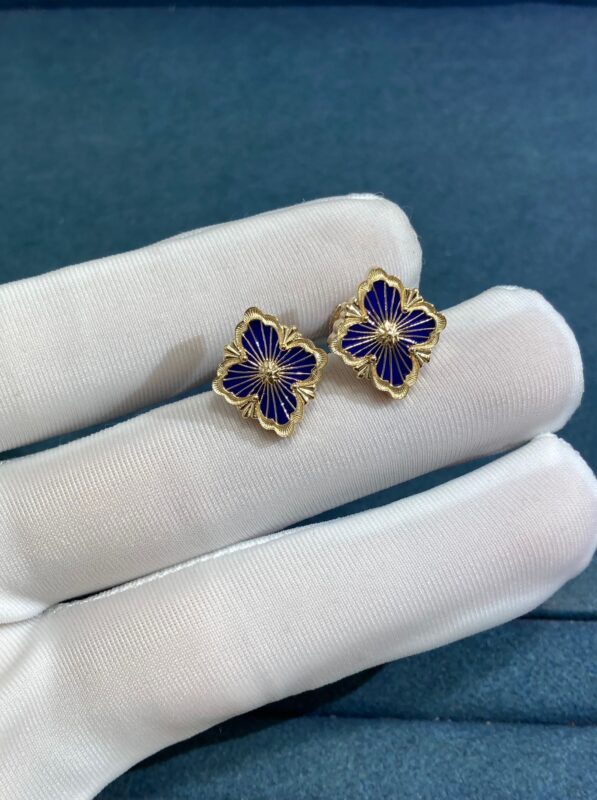 Buccellati Stud Earrings, Yellow Gold