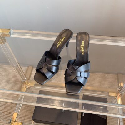 YSL New High-Heeled Slippers