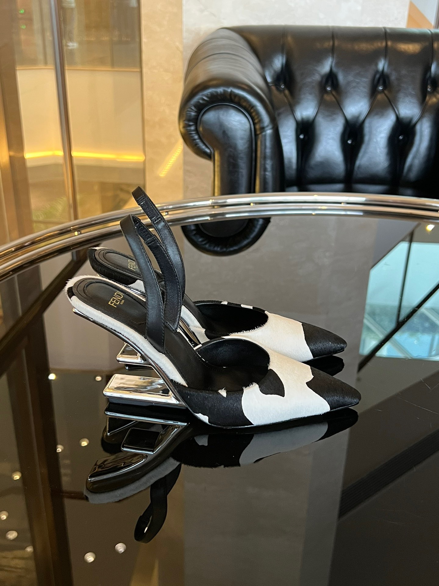 Fendi Slingback High Heels - Image 3