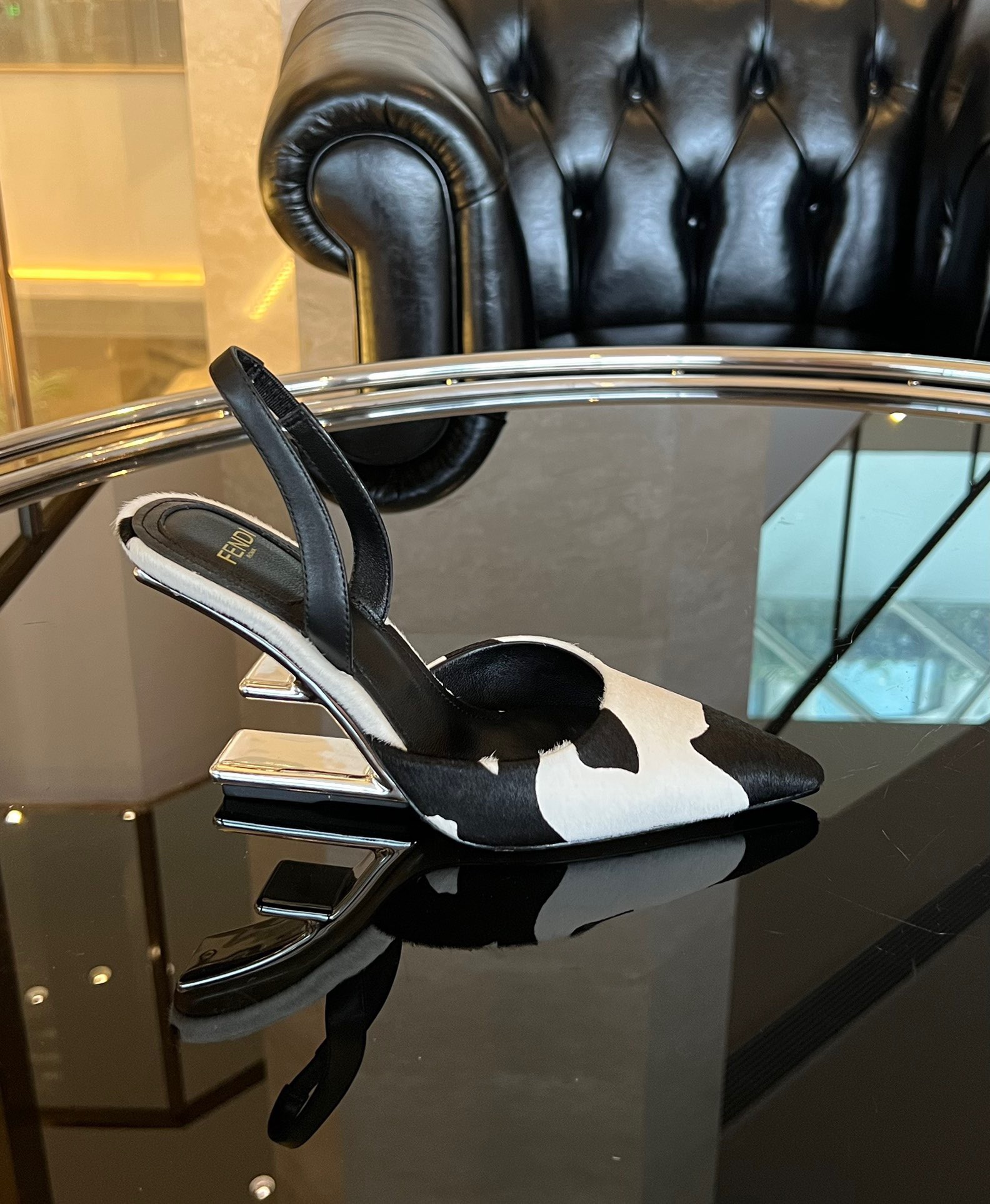 Fendi Slingback High Heels - Image 4