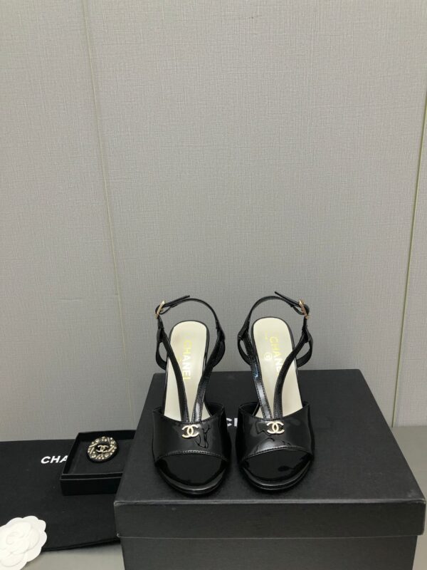 Chanel High Heel Slippers