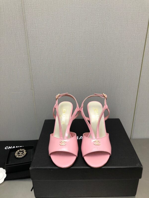 Chanel High Heel Slippers