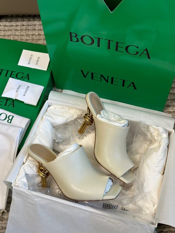 Bottega Veneta Heel Leather Sandals