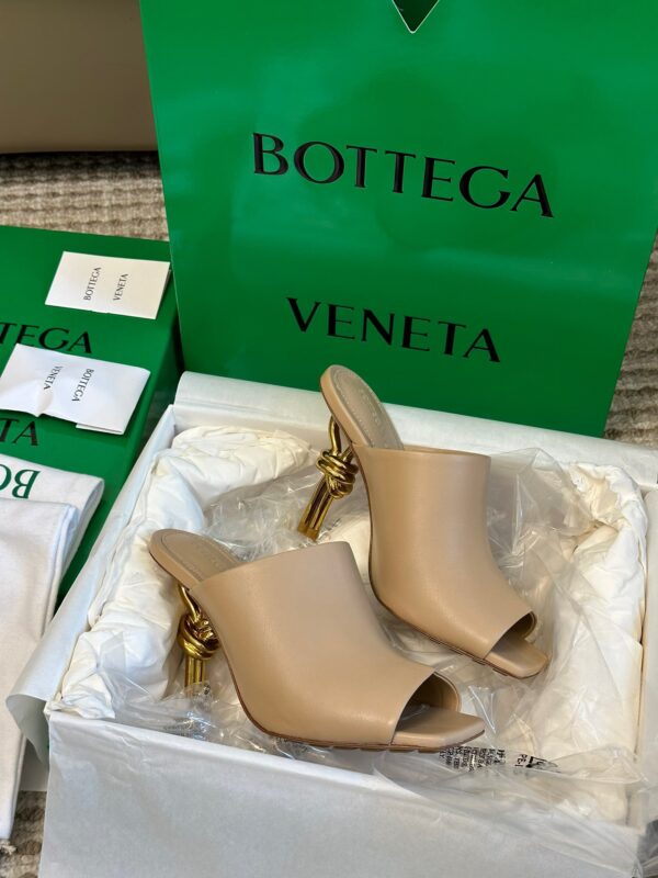 Bottega Veneta Heel Leather Sandals