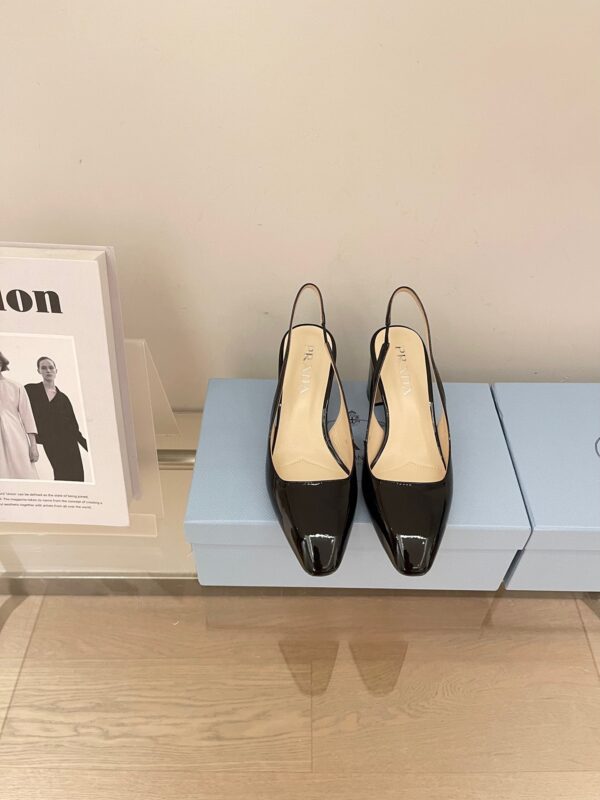 Prada Retro Middle Heel Sandals