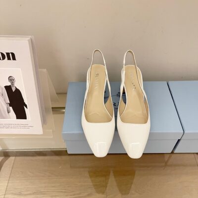 Prada Retro Middle Heel Sandals