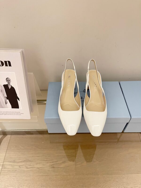 Prada Retro Middle Heel Sandals