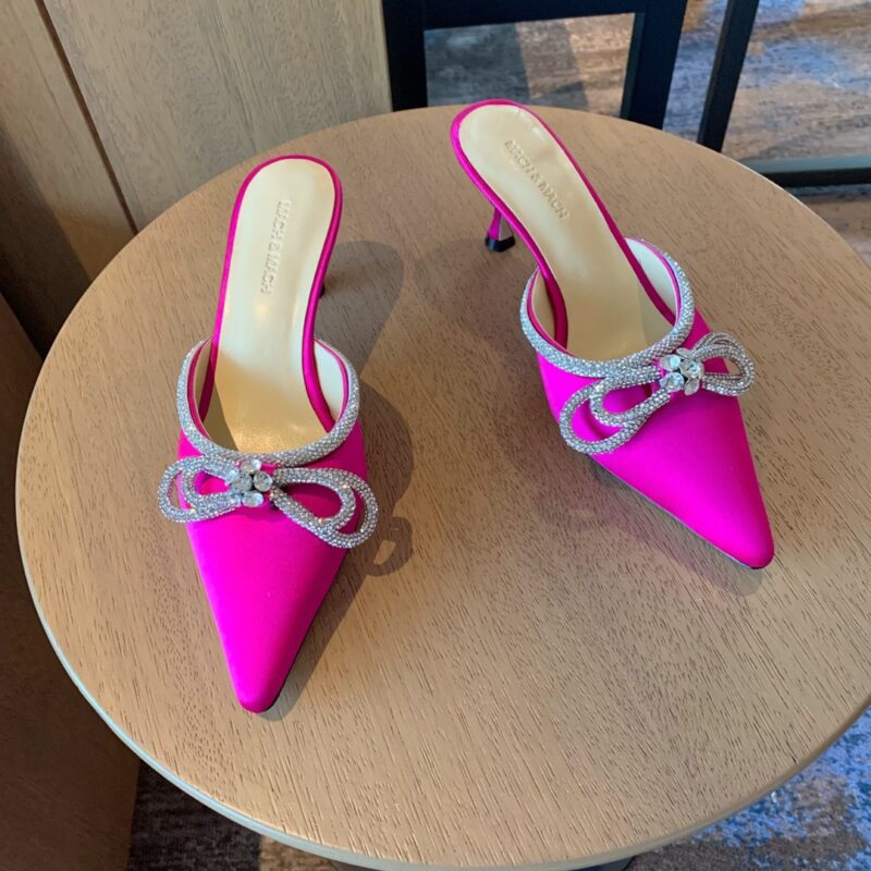 Mach & Mach Rhinestone High-heels