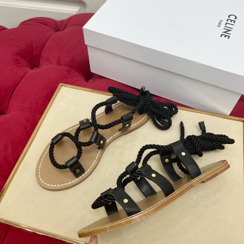 Celine Roman Strappy Sandals