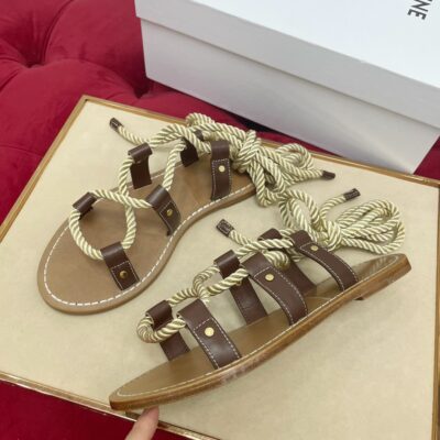Celine Roman Strappy Sandals