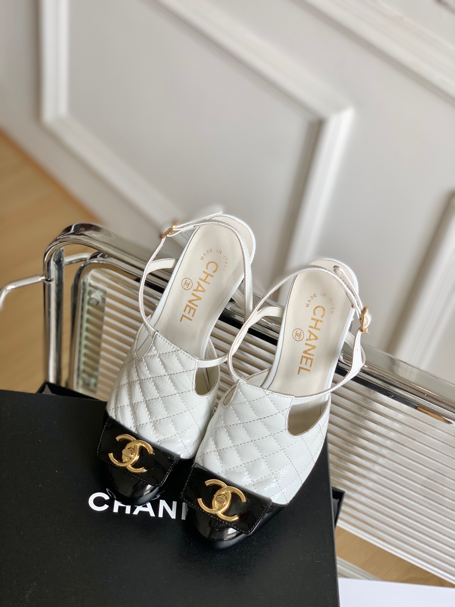 Chanel Slingback High-heeled Sandals - Image 7