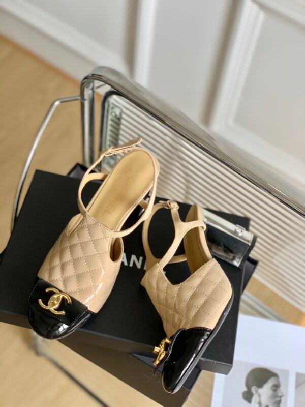 Chanel Slingback High-heeled Sandals