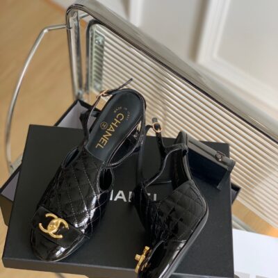 Chanel Slingback High-heeled Sandals