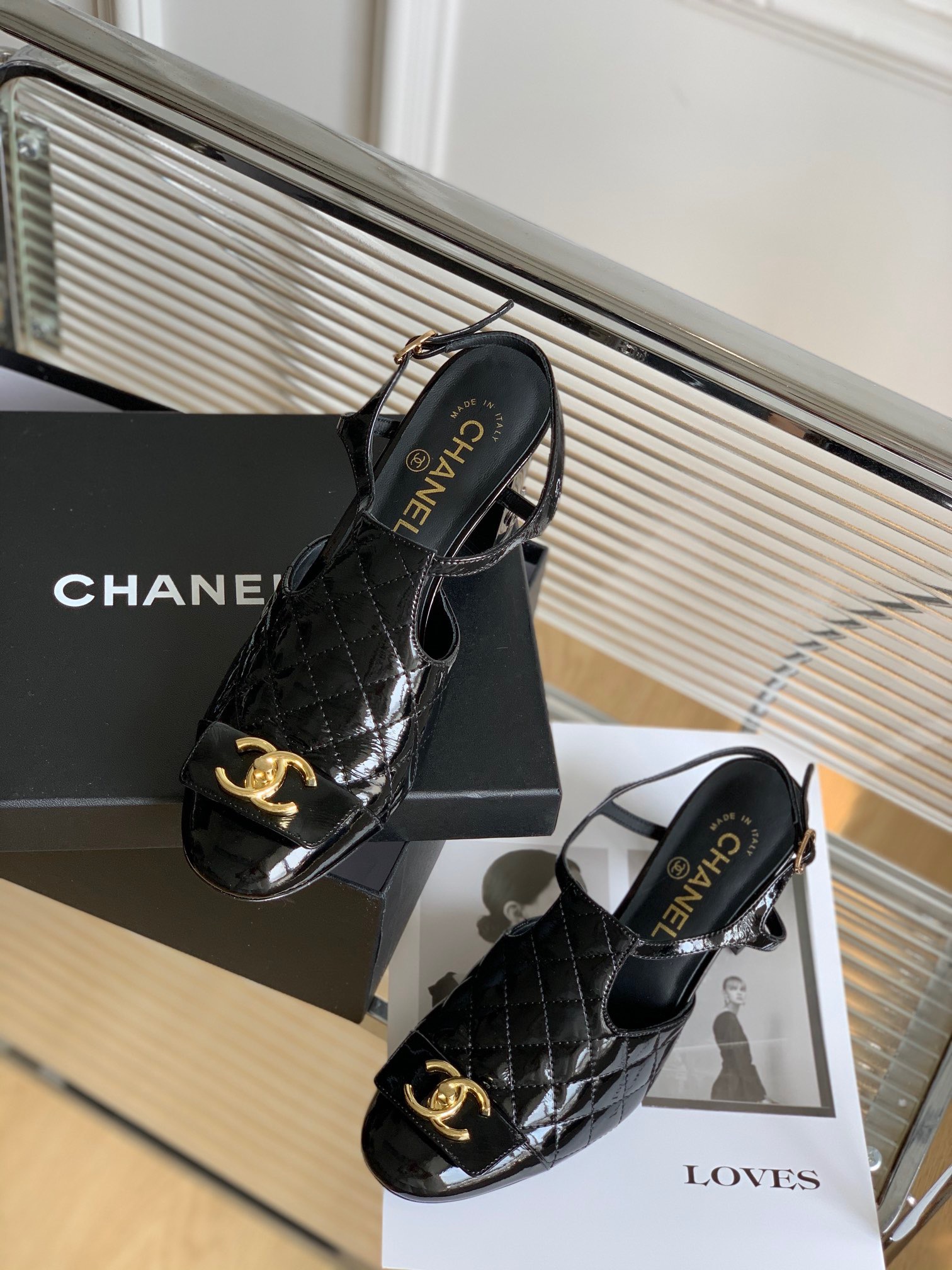 Chanel Slingback High-heeled Sandals - Image 7