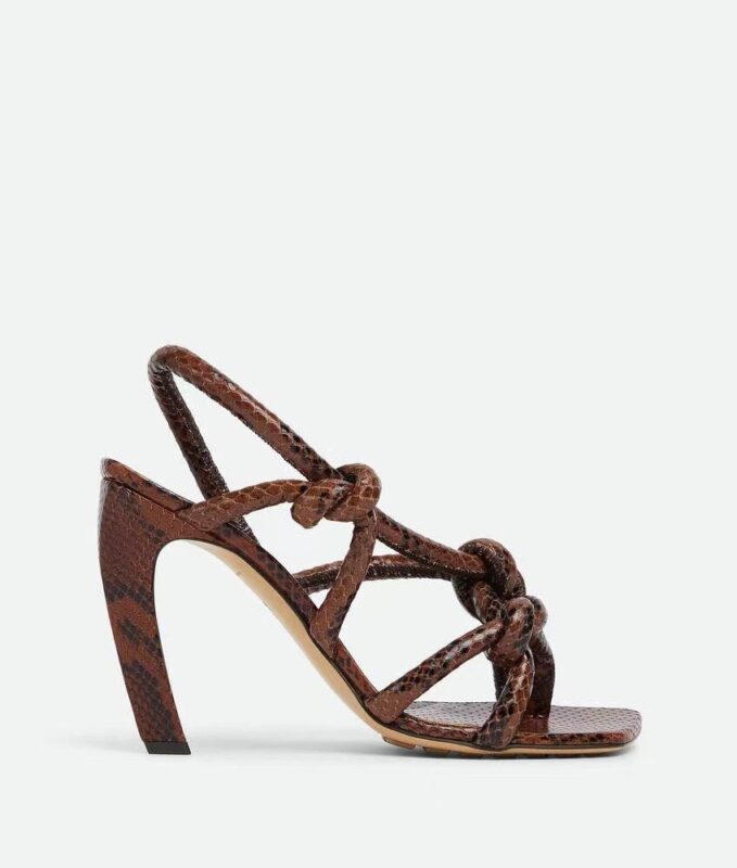 Bottega Veneta Snakeskin High-heel Sandals!