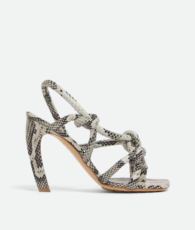 Bottega Veneta Snakeskin High-heel Sandals