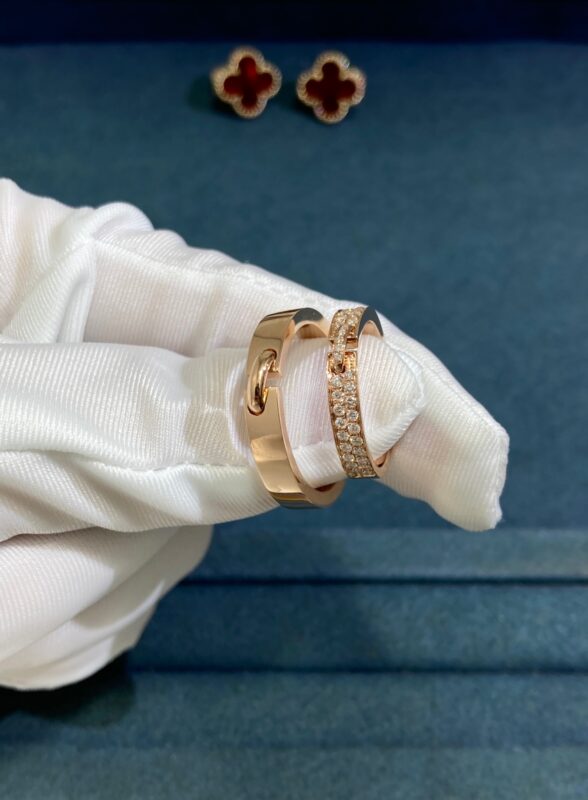 Chaumet Slash Ring, Rose Gold