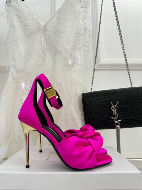 Balmain High-heeled Slingback Sandals