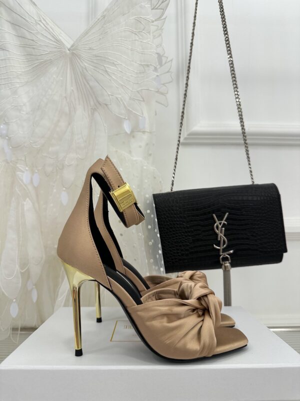 Balmain High-heeled Slingback Sandals