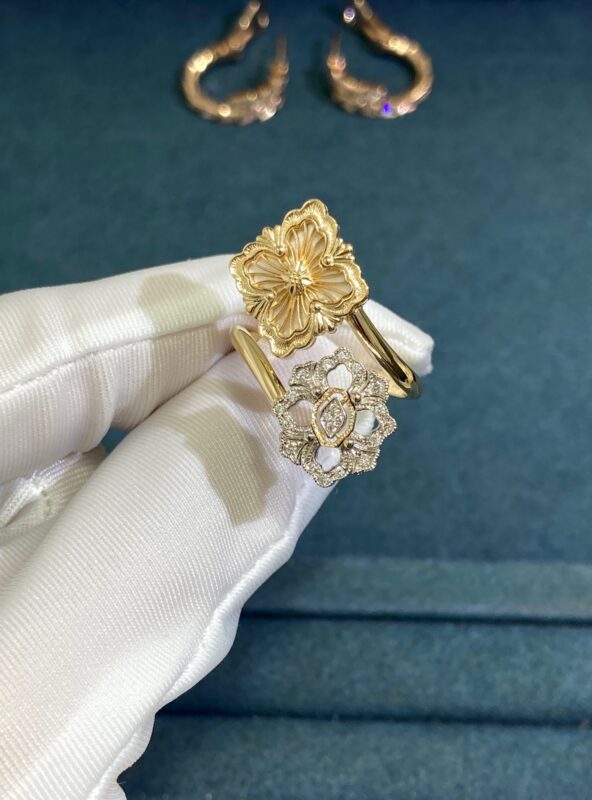 Buccellati Ring, Gold + Platinum